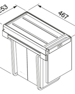 Franke Sorter Cube 30 Affaldsspand