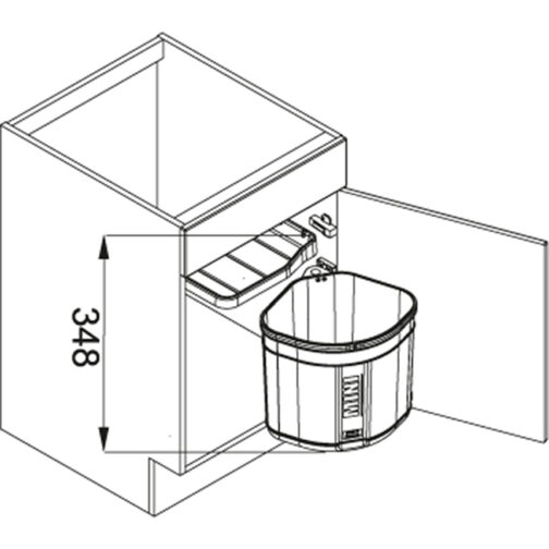 Franke Sorter Mini Affaldsspand - Image 3