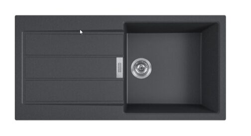 Franke - S2D 611-100 Carbon Black køkkenvask - Image 2
