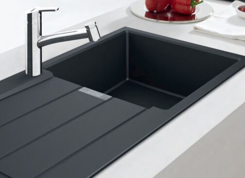 Franke - S2D 611-100 Carbon Black køkkenvask - Image 3