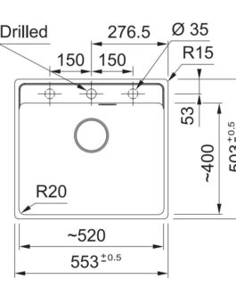 Franke Maris MRG 210-50 TH Fragranite køkkenvask