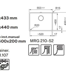 Franke Maris MRG 210_610-50 TH Fragranite køkkenvask
