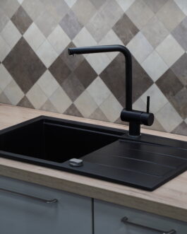 SinkSolution Natura 40 PLUS komposit køkkenvask med drypbakke