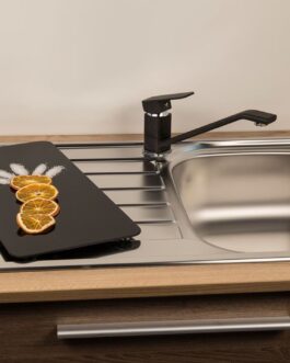 SinkSolution A LINE 860×500 1x rustfri stål køkkenvask