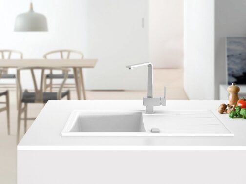 SinkSolution Natura 100 Plus Komposit Køkkenvask med drypbakke