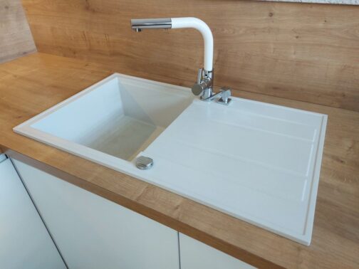 SinkSolution Natura 100 Plus Komposit Køkkenvask med drypbakke