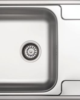 Deante Soul ZEO 011C Rustfri stål køkkenvask med bakke