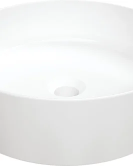 Deante Round CGR_6U4S keramisk rund håndvask til badeværelse